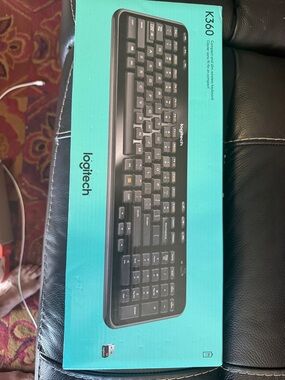 Logitech Black Compact Wireless Keyboard K360
